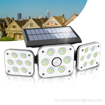 Sensor Solenergi Hem LED Solarljus